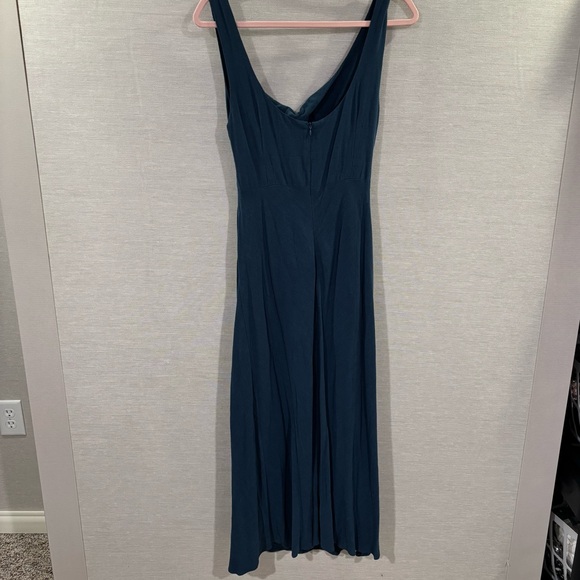 Petal & Pup Teal Midi Dress - Picture 3 of 8